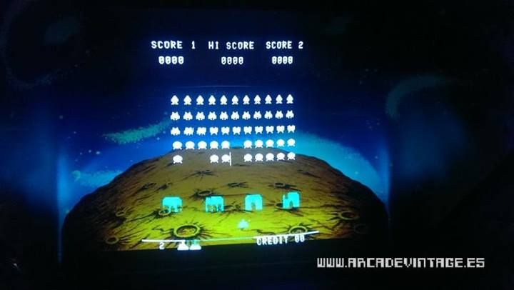 The Invaders, versión de Zaccaria del Space Invaders. Vista interior en Arcade Vintage