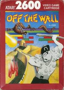 Off the Wall, portada Atari 2600 red.